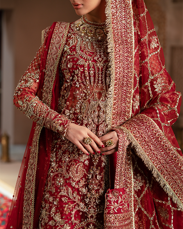 Zevk | Mughal Raniya | Mughal Mah Rani by Zevk - Designer Dress - Type: Ladies Clothes - Available at Libayah - 100% Original