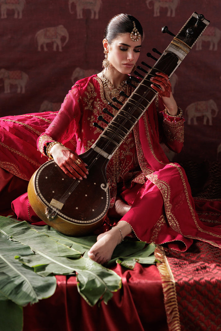 Saad Shaikh | Panache Luxury Chiffon 25 | D-01 by Saad Shaikh - Designer Dress  - Type : Ladies Clothes - Available at Libayah - 100% Original 