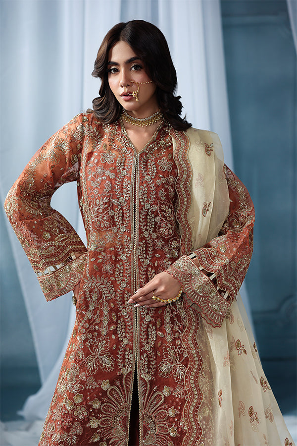 Saffron | Zynoria Formals 25 | Burnt Topaz by Saffron - Designer Dress  - Type : Ladies Clothes - Available at Libayah - 100% Original 
