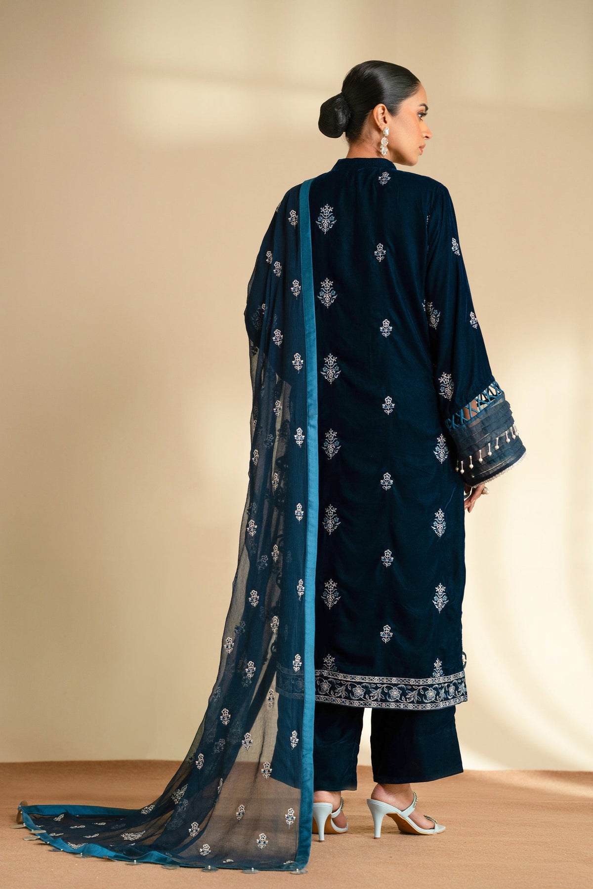 Taana Baana | The Velvet Affair | F0472 by Taana Baana - Designer Dress - Type: Ladies Clothes - Available at Libayah - 100% Original