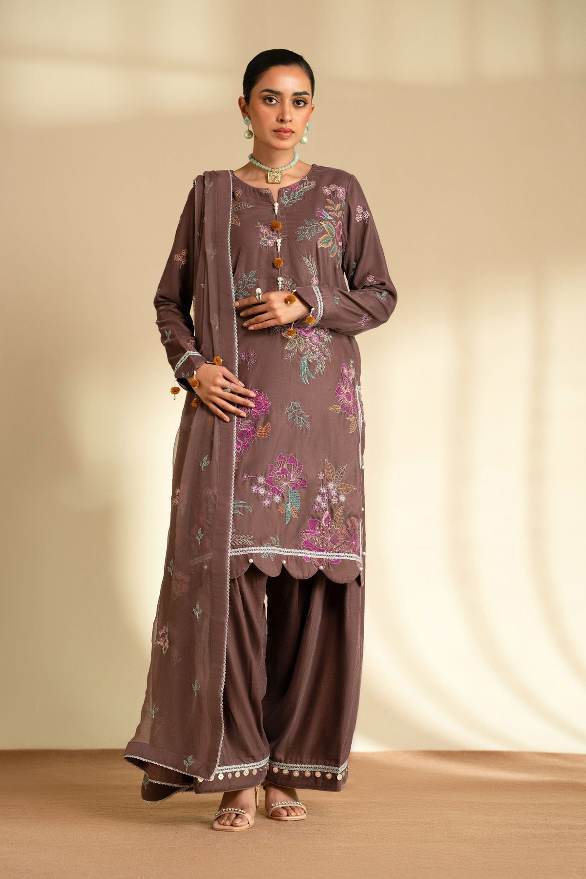 Taana Baana | The Velvet Affair | F0462 by Taana Baana - Designer Dress - Type: Ladies Clothes - Available at Libayah - 100% Original