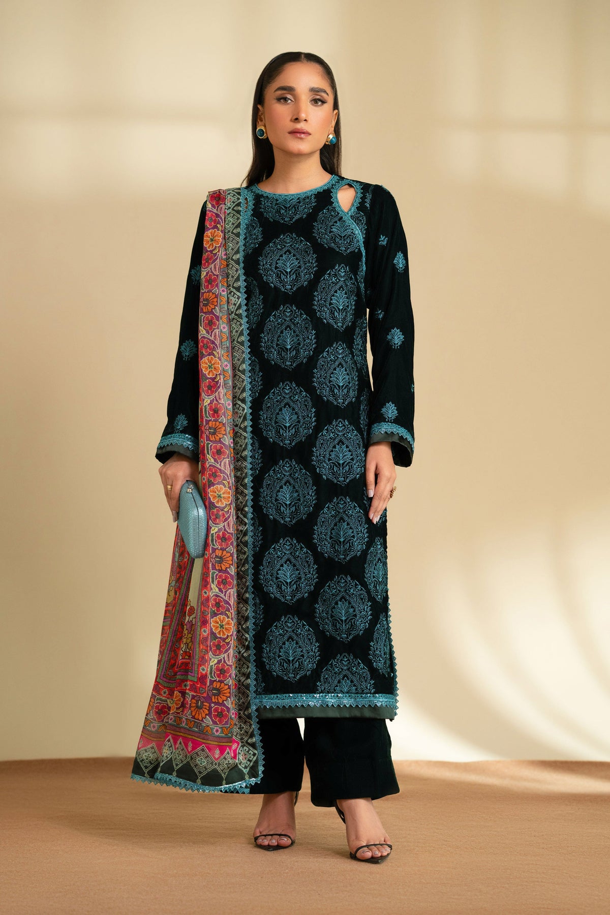 Taana Baana | The Velvet Affair | F0483 by Taana Baana - Designer Dress - Type: Ladies Clothes - Available at Libayah - 100% Original