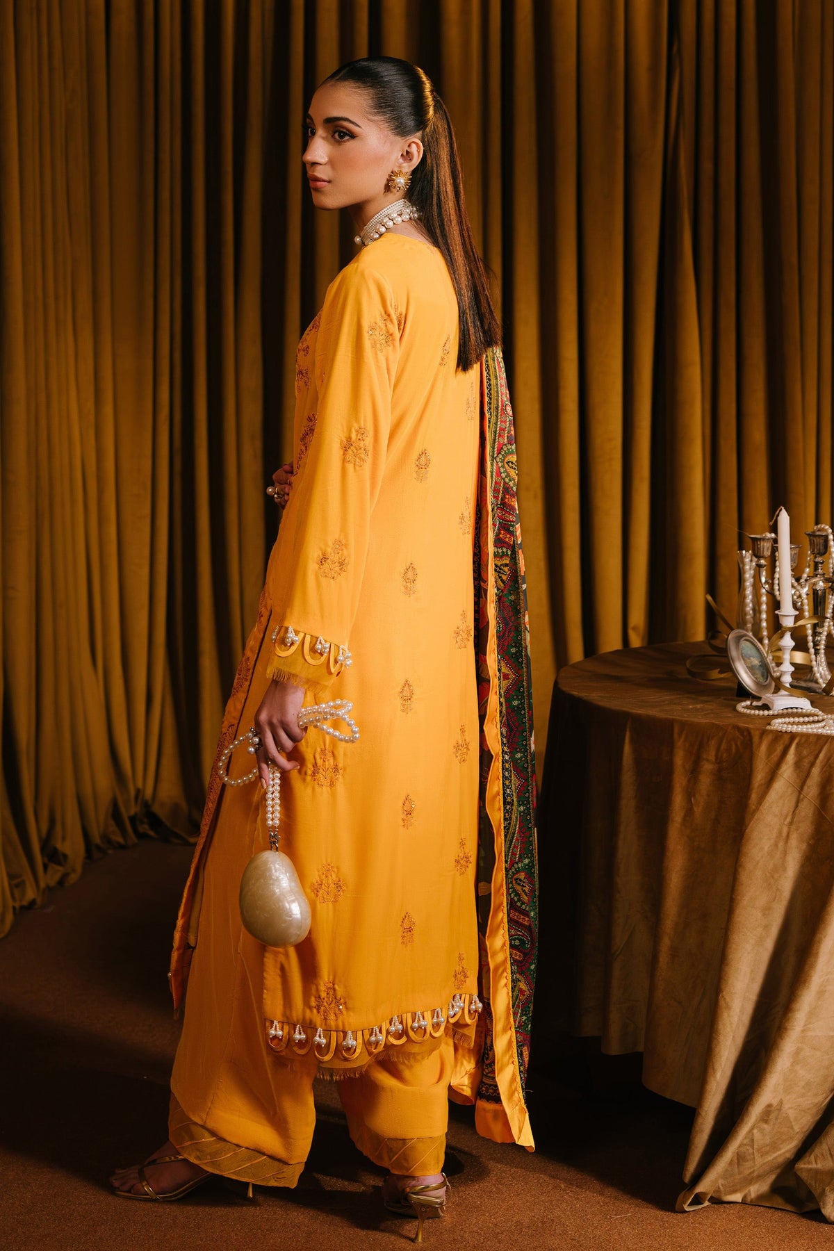 Taana Baana | The Velvet Affair | F0467 by Taana Baana - Designer Dress - Type: Ladies Clothes - Available at Libayah - 100% Original