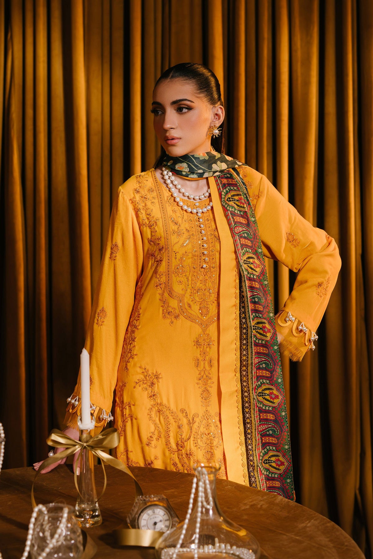 Taana Baana | The Velvet Affair | F0467 by Taana Baana - Designer Dress - Type: Ladies Clothes - Available at Libayah - 100% Original