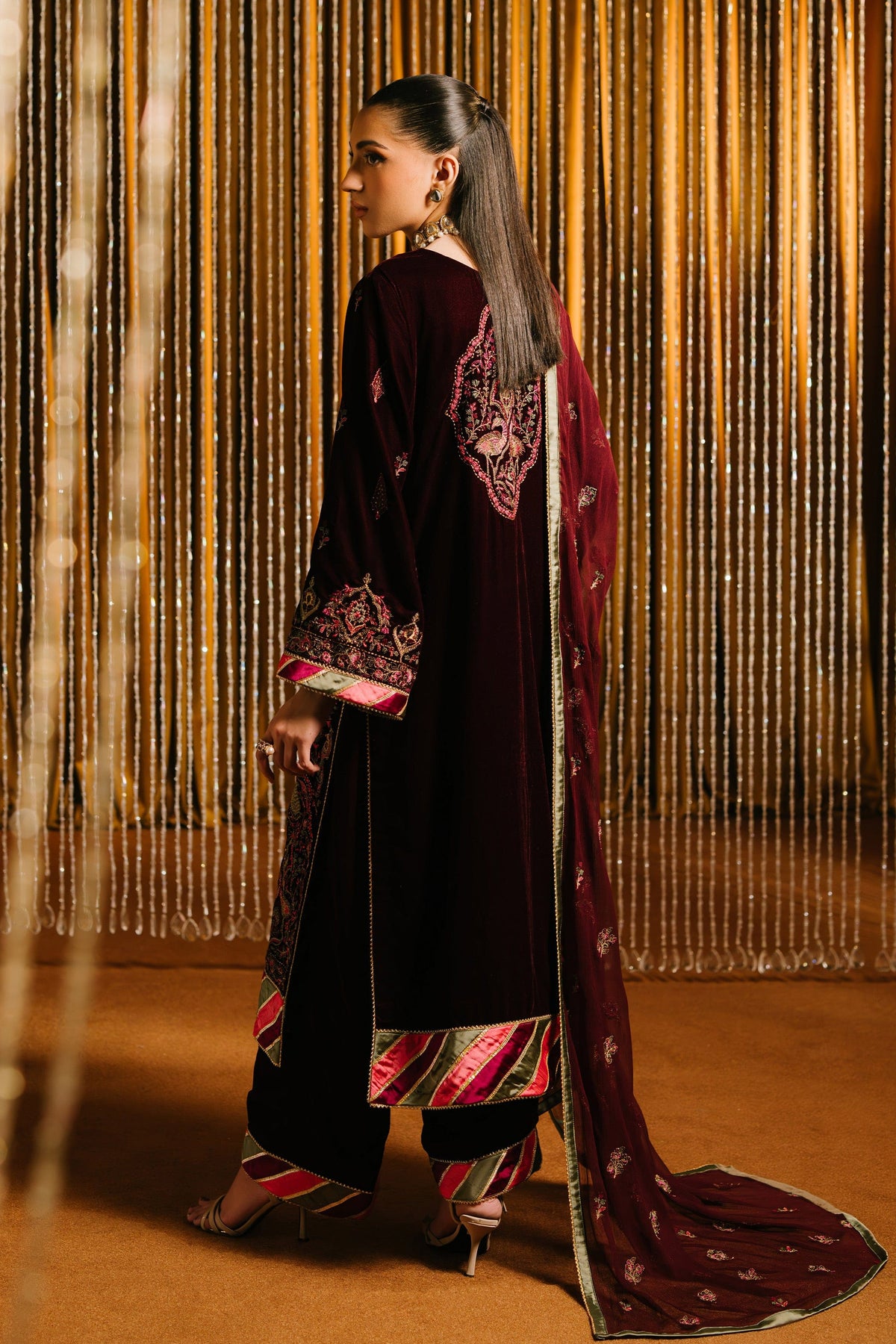 Taana Baana | The Velvet Affair | F0484B by Taana Baana - Designer Dress - Type: Ladies Clothes - Available at Libayah - 100% Original