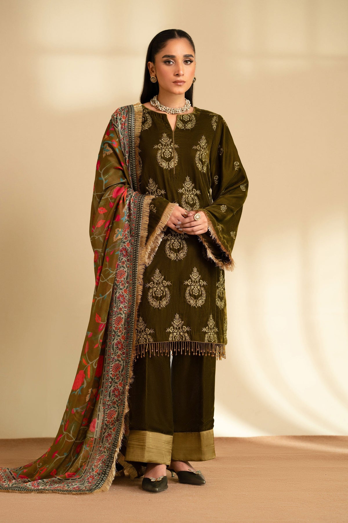 Taana Baana | The Velvet Affair | F0469 by Taana Baana - Designer Dress - Type: Ladies Clothes - Available at Libayah - 100% Original