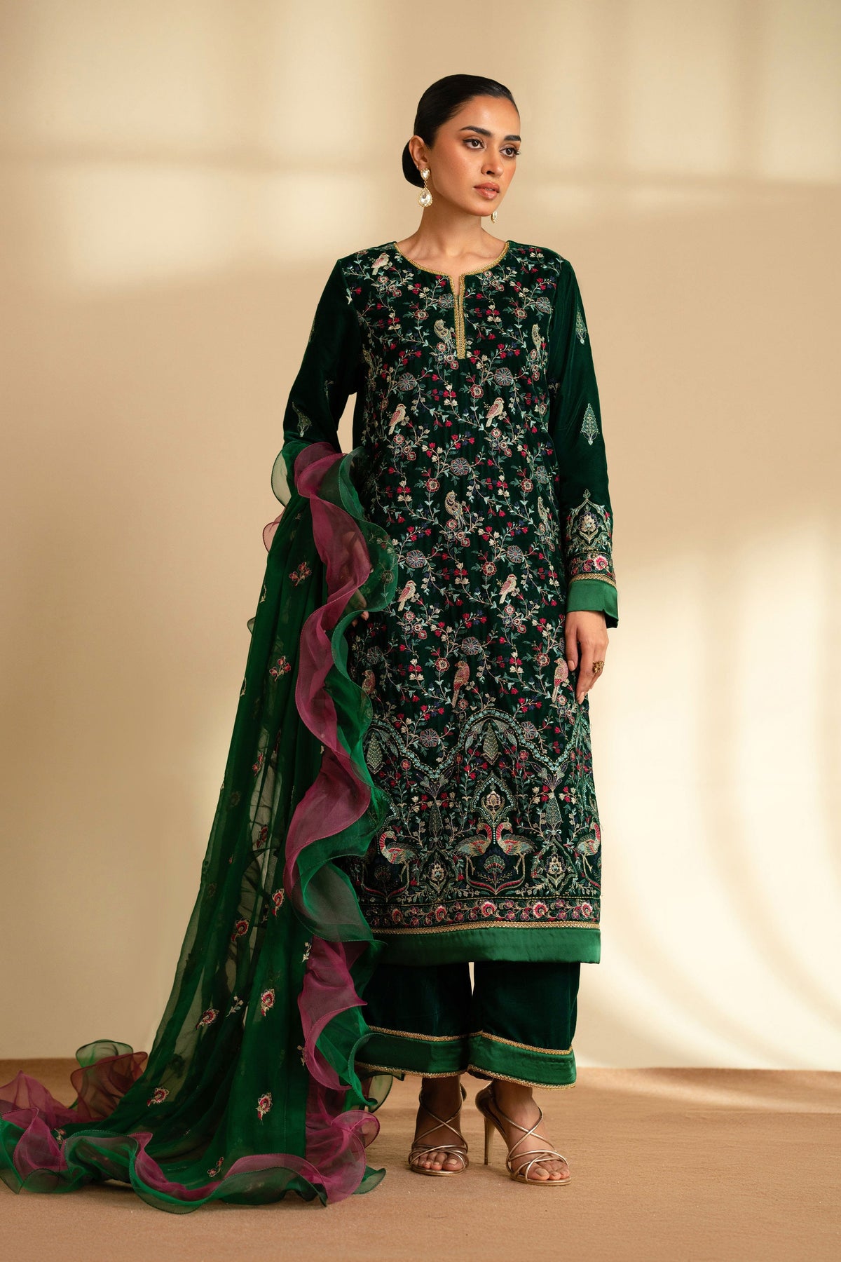 Taana Baana | The Velvet Affair | F0484A by Taana Baana - Designer Dress - Type: Ladies Clothes - Available at Libayah - 100% Original