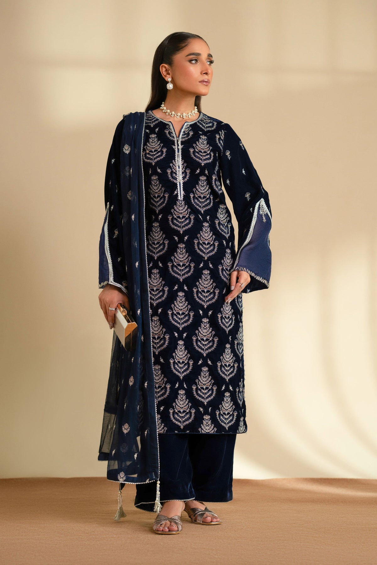 Taana Baana | The Velvet Affair | F0473 by Taana Baana - Designer Dress - Type: Ladies Clothes - Available at Libayah - 100% Original