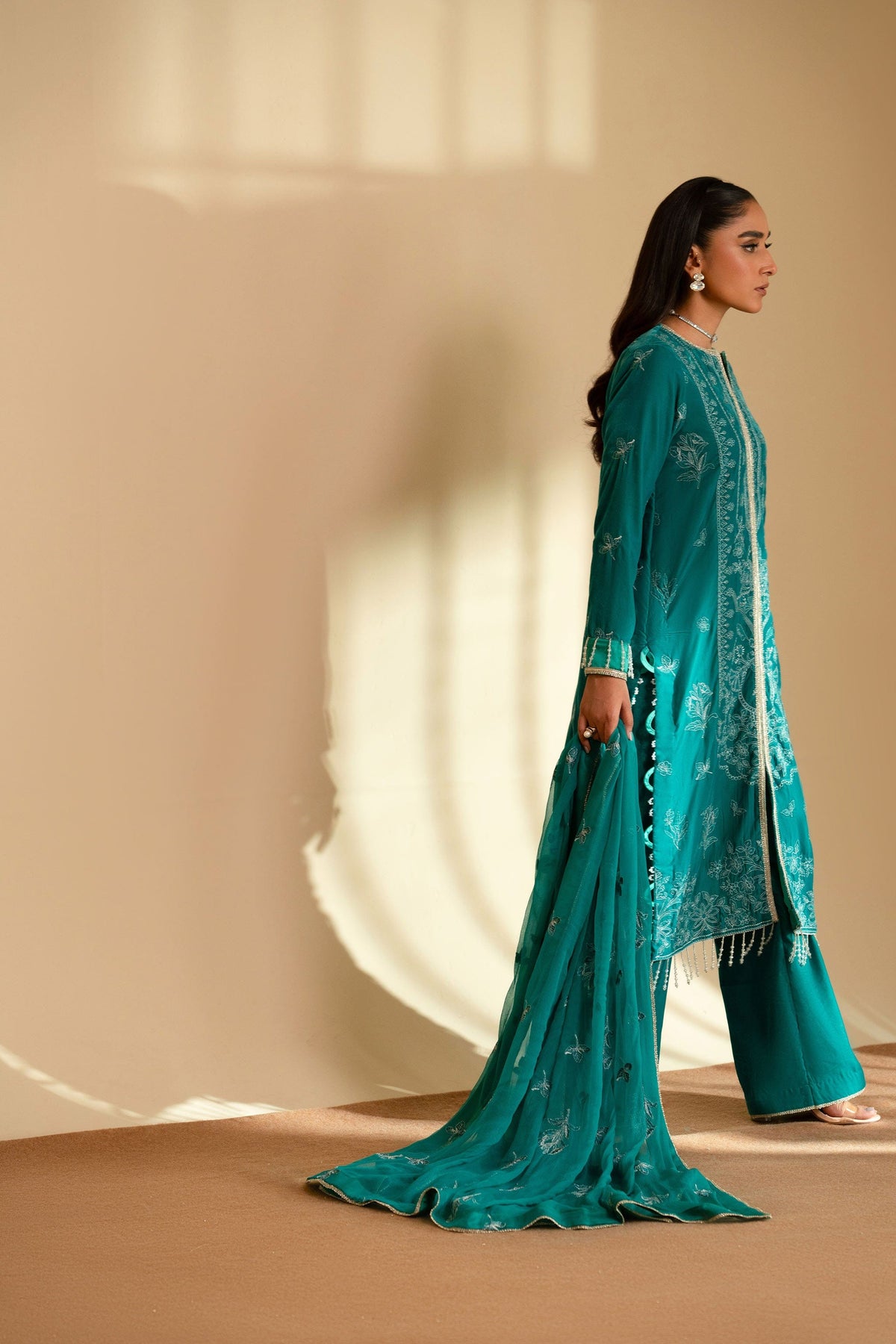 Taana Baana | The Velvet Affair | F0460 by Taana Baana - Designer Dress - Type: Ladies Clothes - Available at Libayah - 100% Original