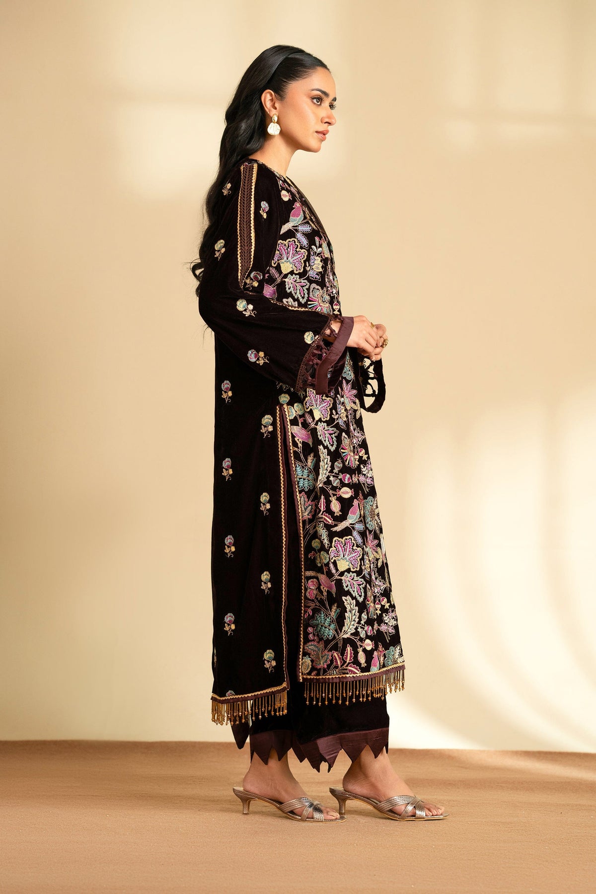 Taana Baana | The Velvet Affair | F0479A by Taana Baana - Designer Dress - Type: Ladies Clothes - Available at Libayah - 100% Original