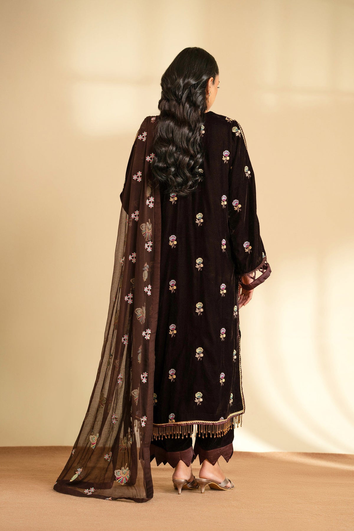 Taana Baana | The Velvet Affair | F0479A by Taana Baana - Designer Dress - Type: Ladies Clothes - Available at Libayah - 100% Original