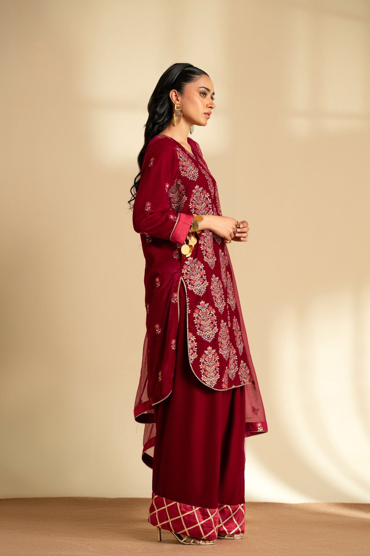 Taana Baana | The Velvet Affair | F0475 by Taana Baana - Designer Dress - Type: Ladies Clothes - Available at Libayah - 100% Original
