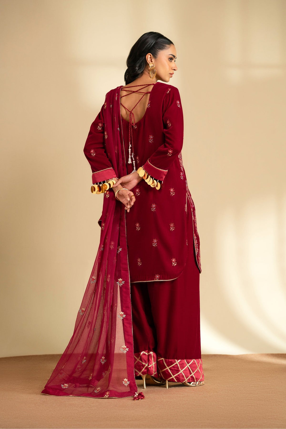 Taana Baana | The Velvet Affair | F0475 by Taana Baana - Designer Dress - Type: Ladies Clothes - Available at Libayah - 100% Original