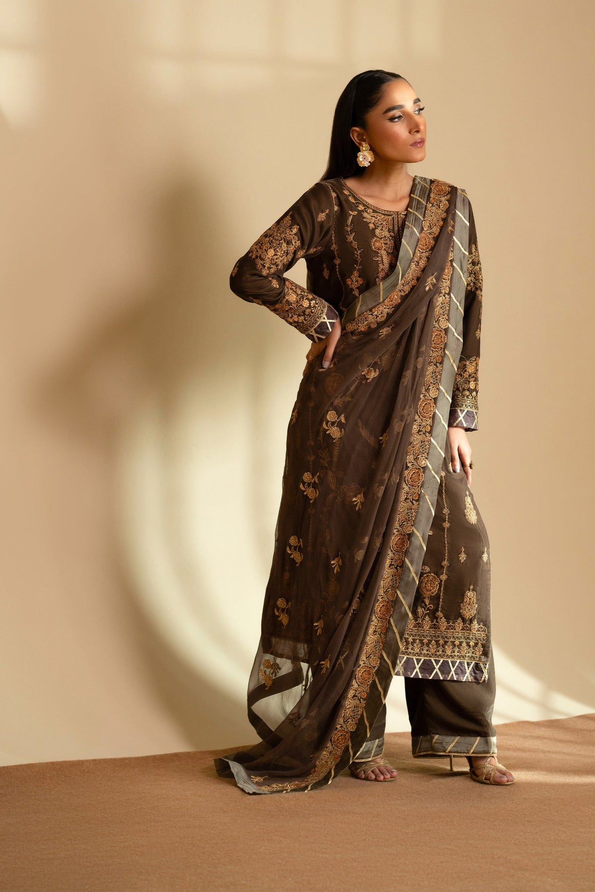 Taana Baana | The Velvet Affair | F0486 by Taana Baana - Designer Dress - Type: Ladies Clothes - Available at Libayah - 100% Original