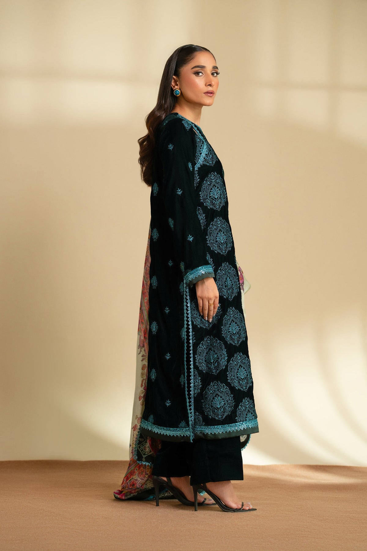 Taana Baana | The Velvet Affair | F0483 by Taana Baana - Designer Dress - Type: Ladies Clothes - Available at Libayah - 100% Original