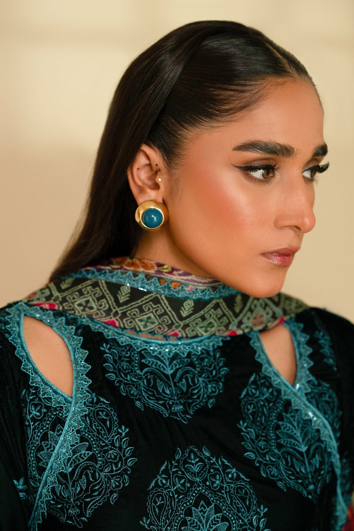 Taana Baana | The Velvet Affair | F0483 by Taana Baana - Designer Dress - Type: Ladies Clothes - Available at Libayah - 100% Original