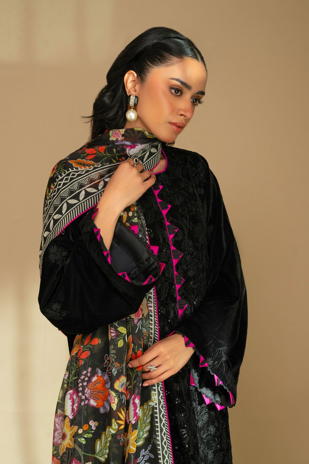 Taana Baana | The Velvet Affair | F0470 by Taana Baana - Designer Dress - Type: Ladies Clothes - Available at Libayah - 100% Original