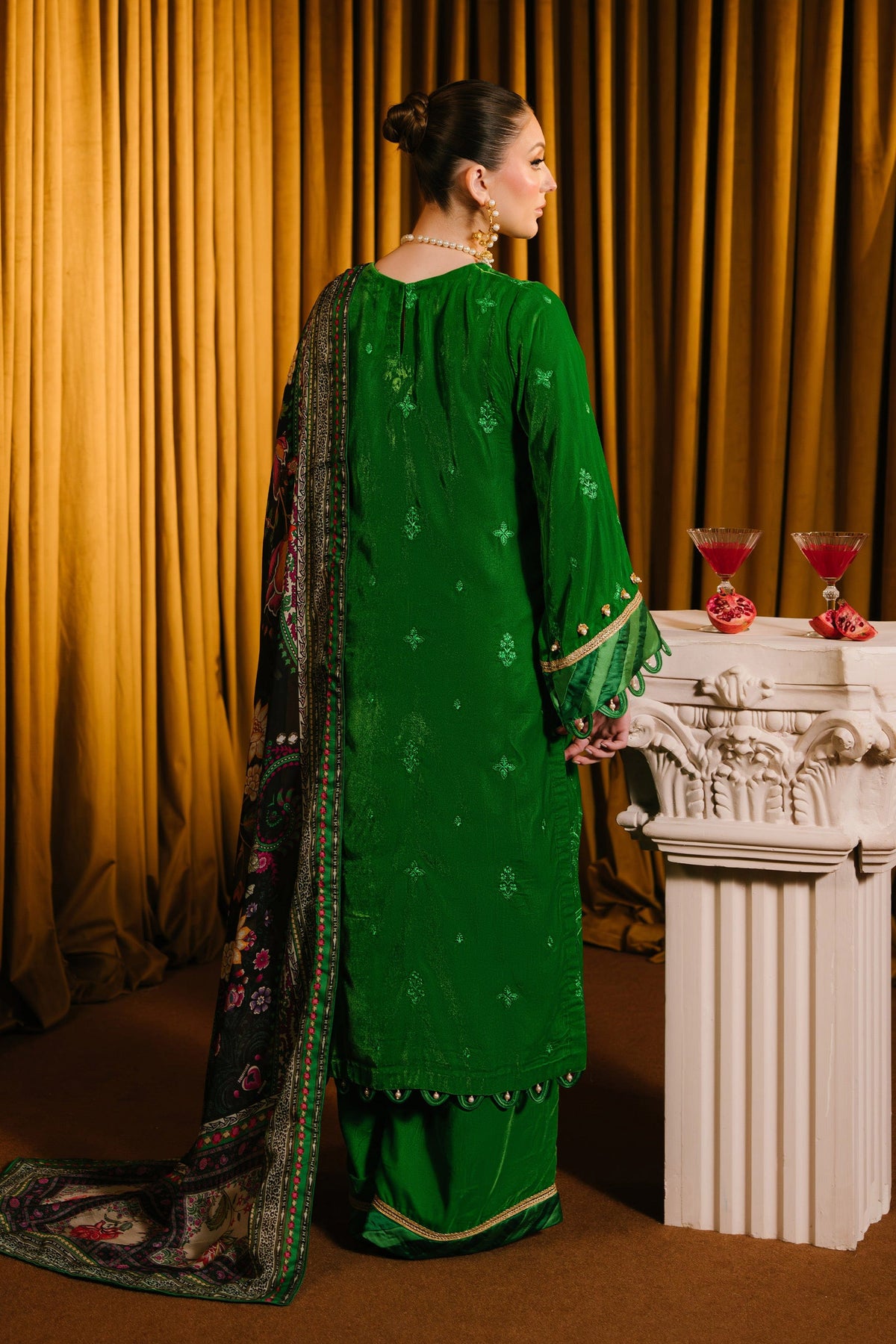 Taana Baana | The Velvet Affair | F0466 by Taana Baana - Designer Dress - Type: Ladies Clothes - Available at Libayah - 100% Original