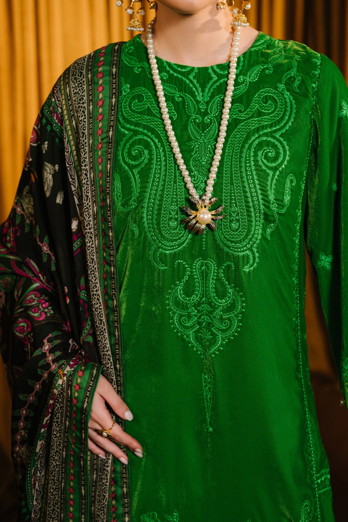 Taana Baana | The Velvet Affair | F0466 by Taana Baana - Designer Dress - Type: Ladies Clothes - Available at Libayah - 100% Original