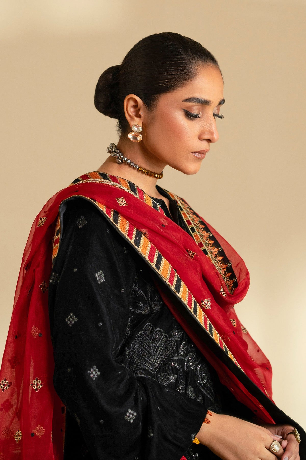 Taana Baana | The Velvet Affair | F0461 by Taana Baana - Designer Dress - Type: Ladies Clothes - Available at Libayah - 100% Original