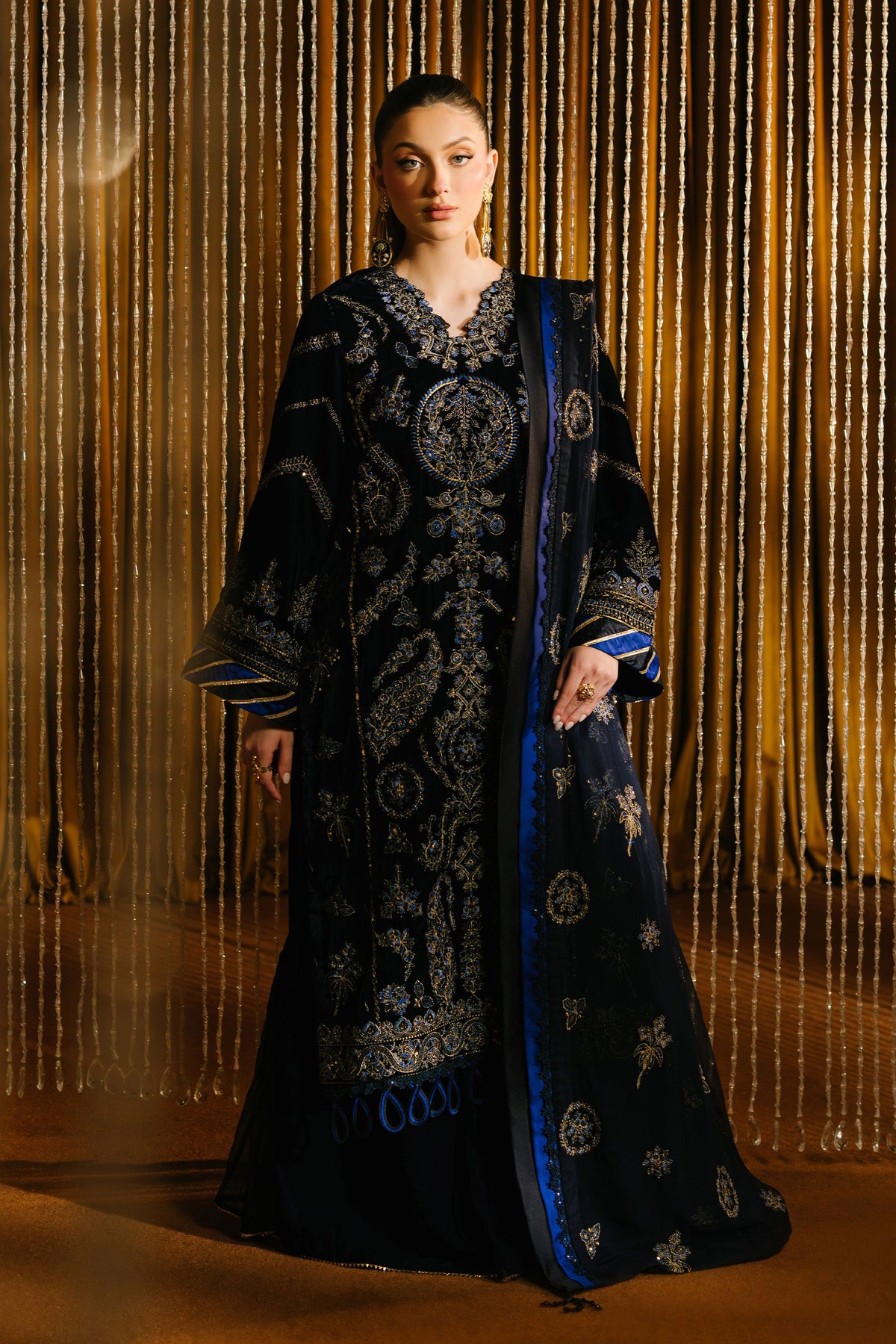Taana Baana | The Velvet Affair | F0480 by Taana Baana - Designer Dress - Type: Ladies Clothes - Available at Libayah - 100% Original