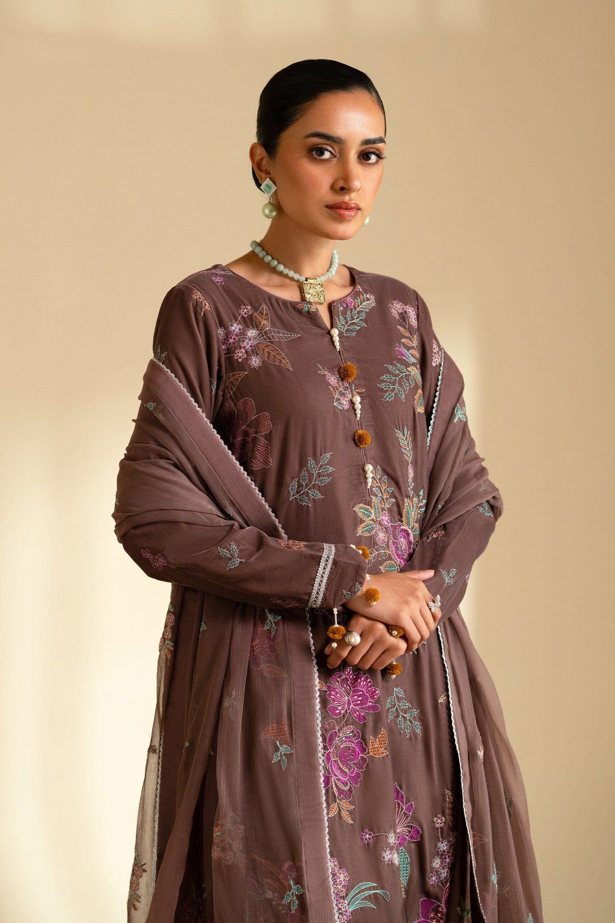 Taana Baana | The Velvet Affair | F0462 by Taana Baana - Designer Dress - Type: Ladies Clothes - Available at Libayah - 100% Original