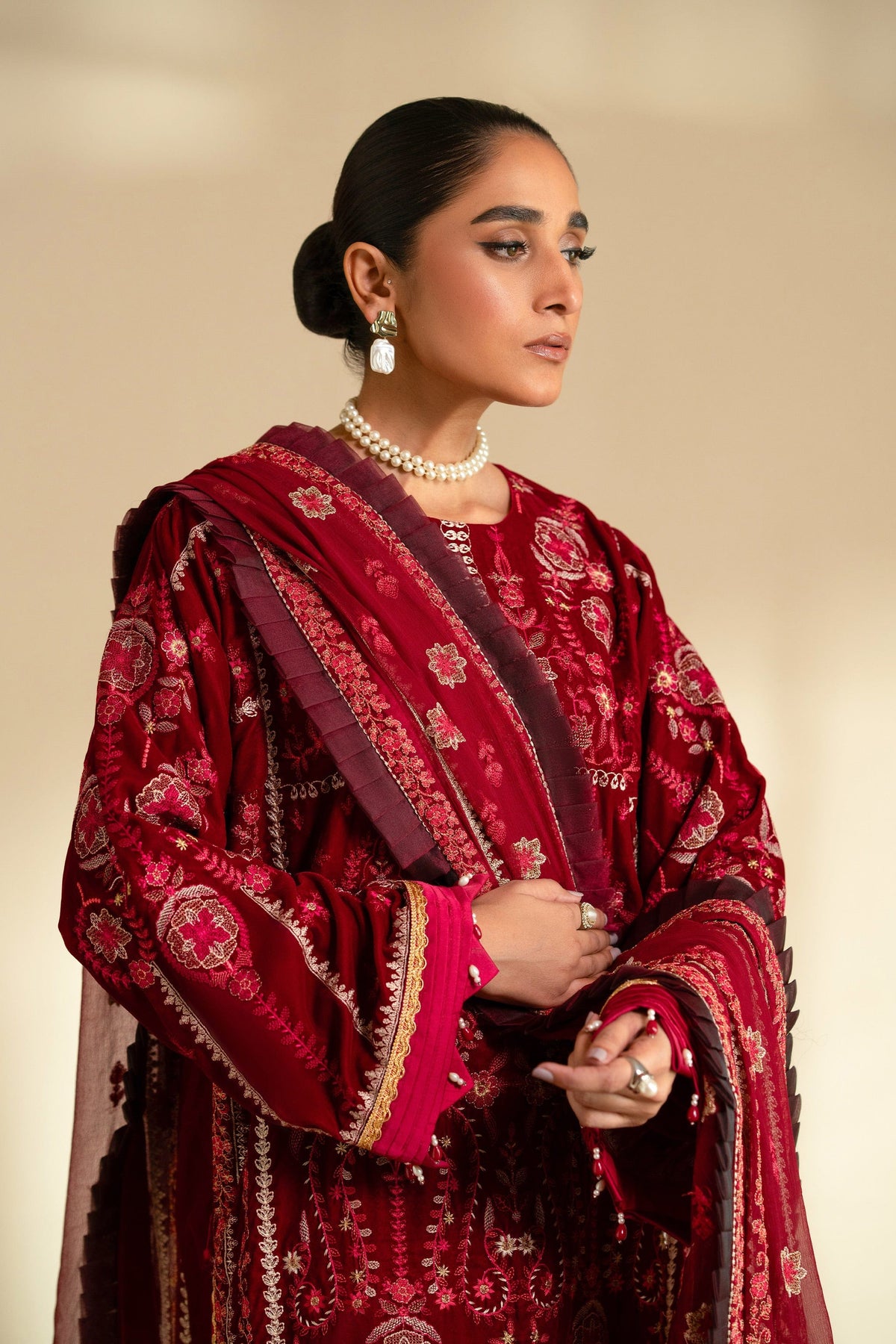 Taana Baana | The Velvet Affair | F0482 by Taana Baana - Designer Dress - Type: Ladies Clothes - Available at Libayah - 100% Original