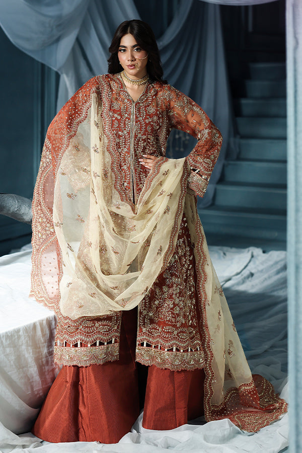 Saffron | Zynoria Formals 25 | Burnt Topaz by Saffron - Designer Dress  - Type : Ladies Clothes - Available at Libayah - 100% Original 