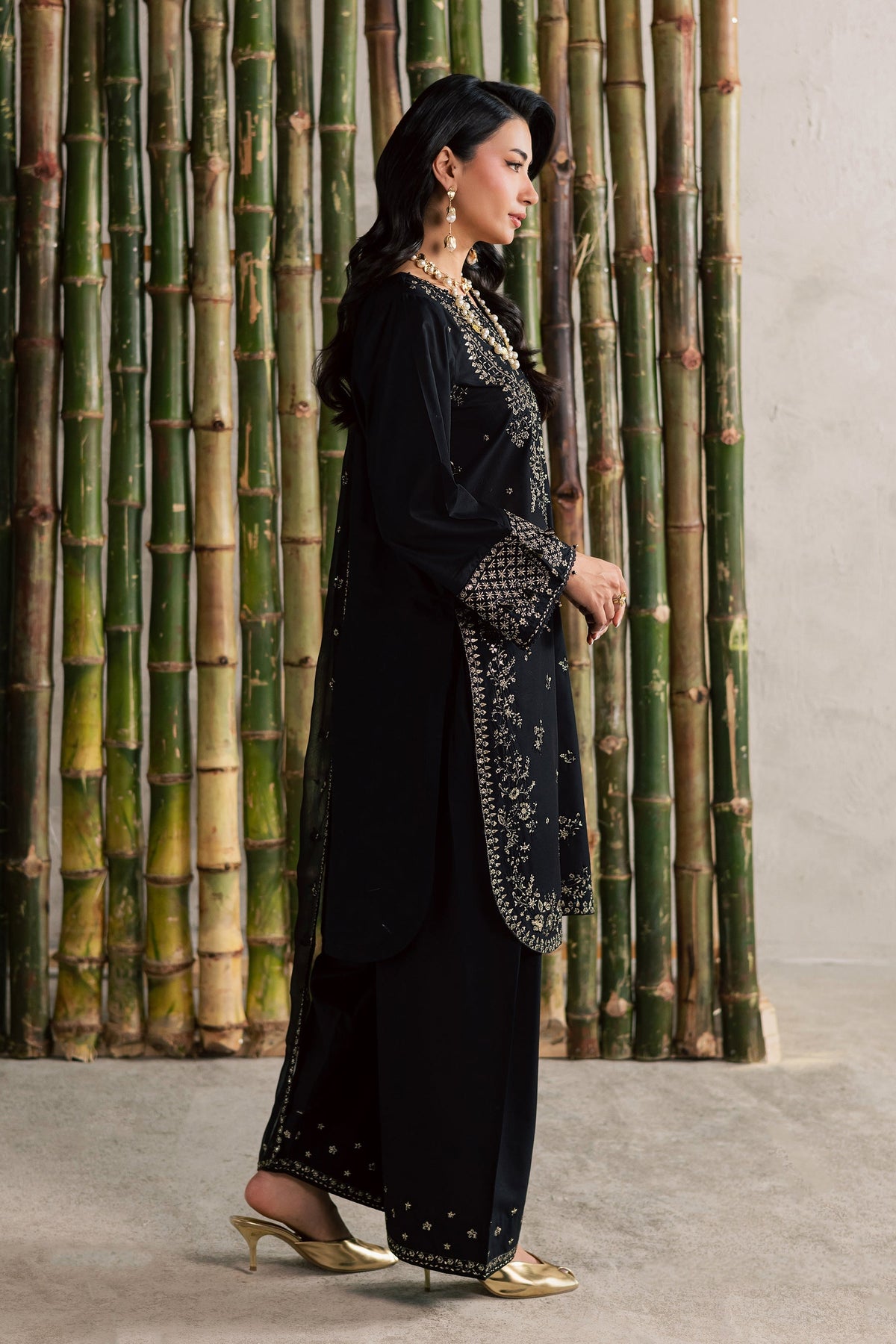 Batik | Festive Eid 26 | Ash - by Libayah - Registered Vendor of : Batik - 100% Original Designer Dress