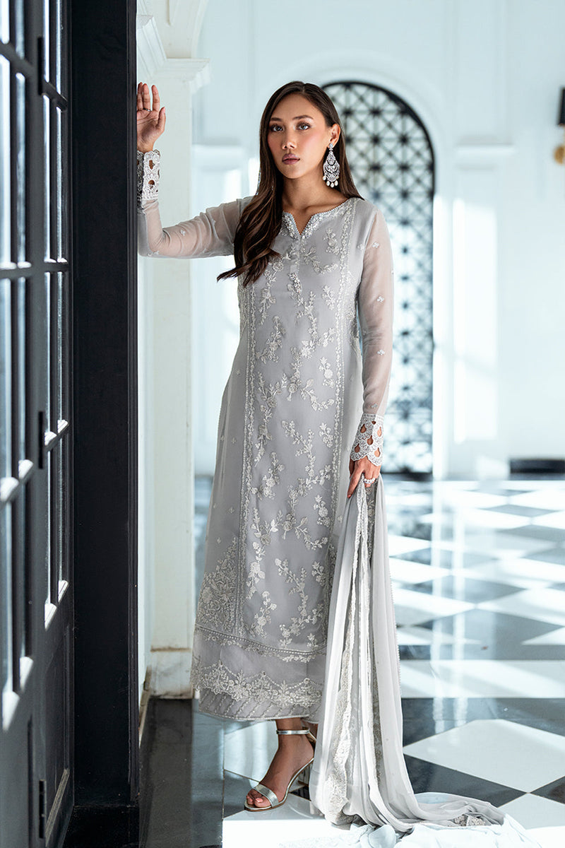 Azure | Ensembles | Ash Veil by Azure - Designer Dress  - Type : Ladies Clothes - Available at Libayah - 100% Original 
