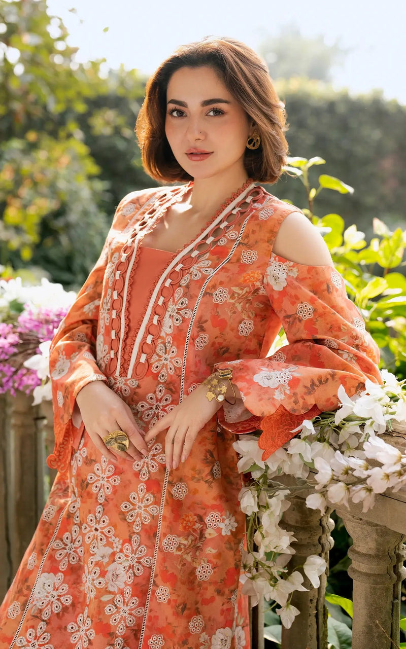 Asifa and Nabeel | Gulkari Summer 25 | Citrus Glow (GKL-08) by Asifa and Nabeel - Designer Dress - Type: Ladies Clothes - Available at Libayah - 100% Original