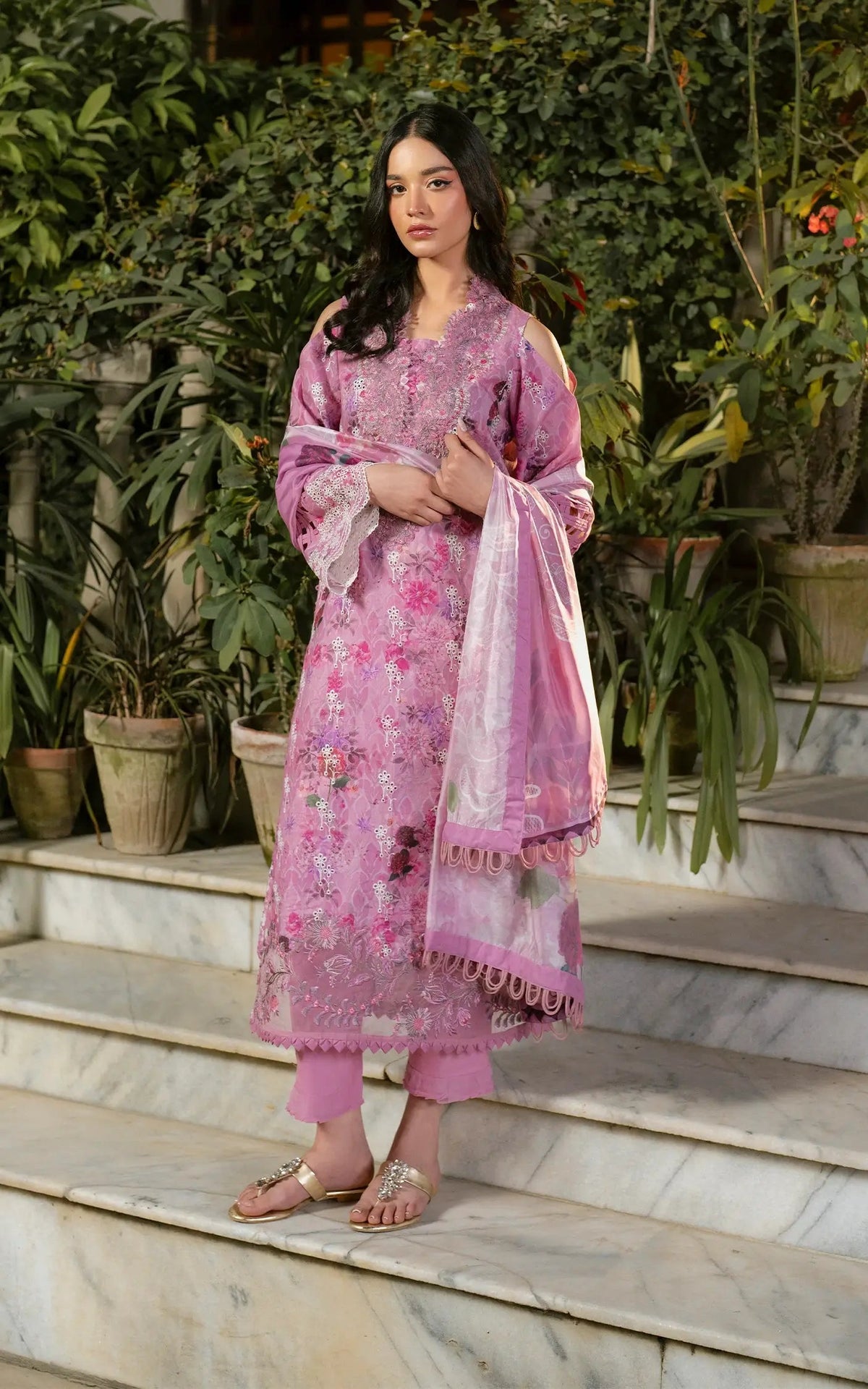 Asifa and Nabeel | Gulkari Summer 25 | Dawn Petals (GKL-10) by Asifa and Nabeel - Designer Dress - Type: Ladies Clothes - Available at Libayah - 100% Original