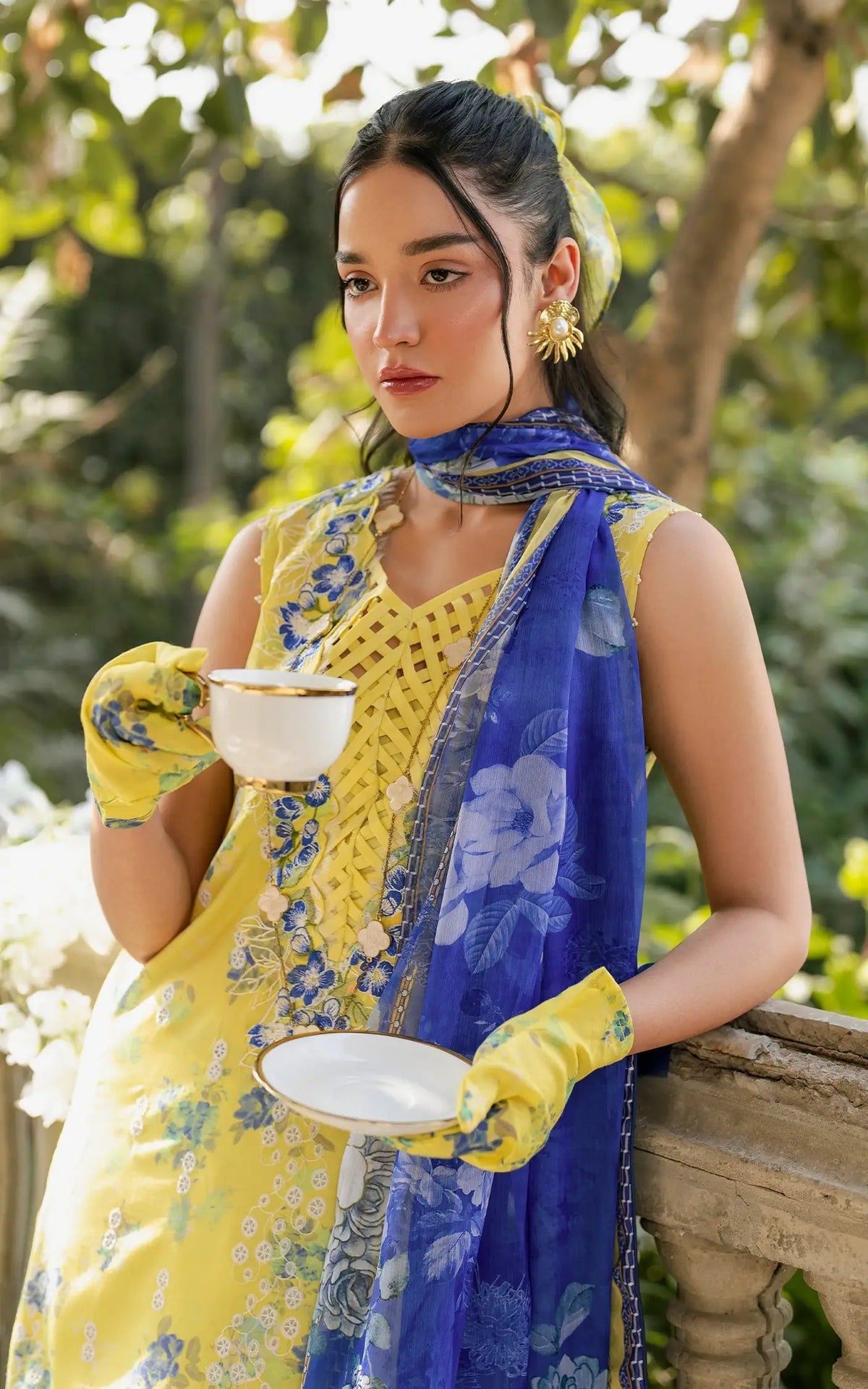 Asifa and Nabeel | Gulkari Summer 25 | Sunlit Breeze (GKL-15) by Asifa and Nabeel - Designer Dress - Type: Ladies Clothes - Available at Libayah - 100% Original
