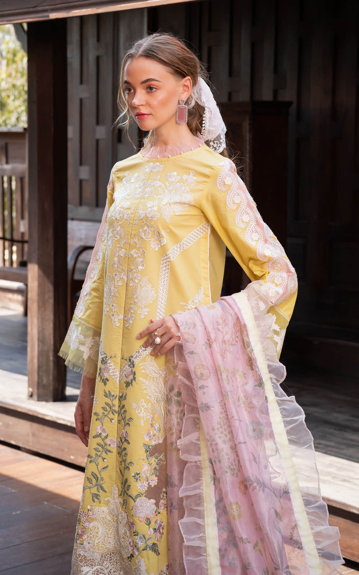 Asifa and Nabeel | Rosemary Ruffles 24 | Essence by Asifa and Nabeel - Designer Dress - Type: Ladies Clothes - Available at Libayah - 100% Original