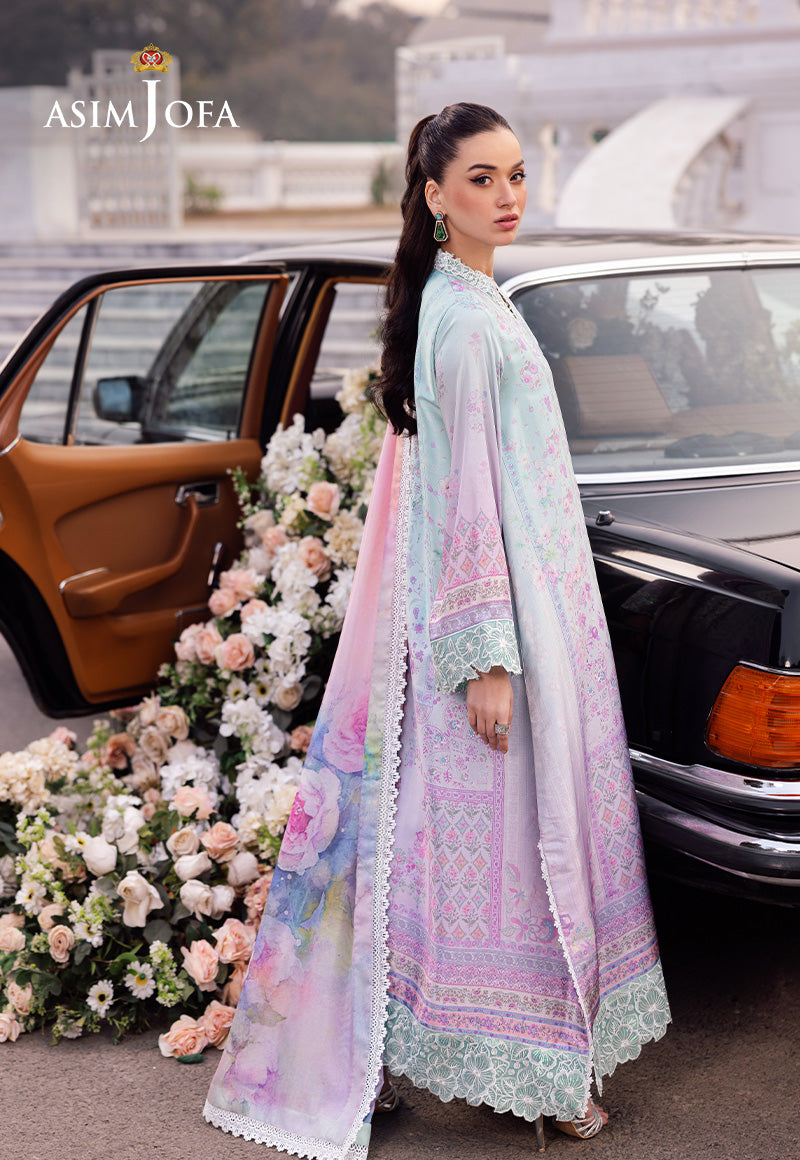 Asim Jofa | Charmuse Silk | AJRS-07 by Asim Jofa - Designer Dress - Type: Ladies Clothes - Available at Libayah - 100% Original