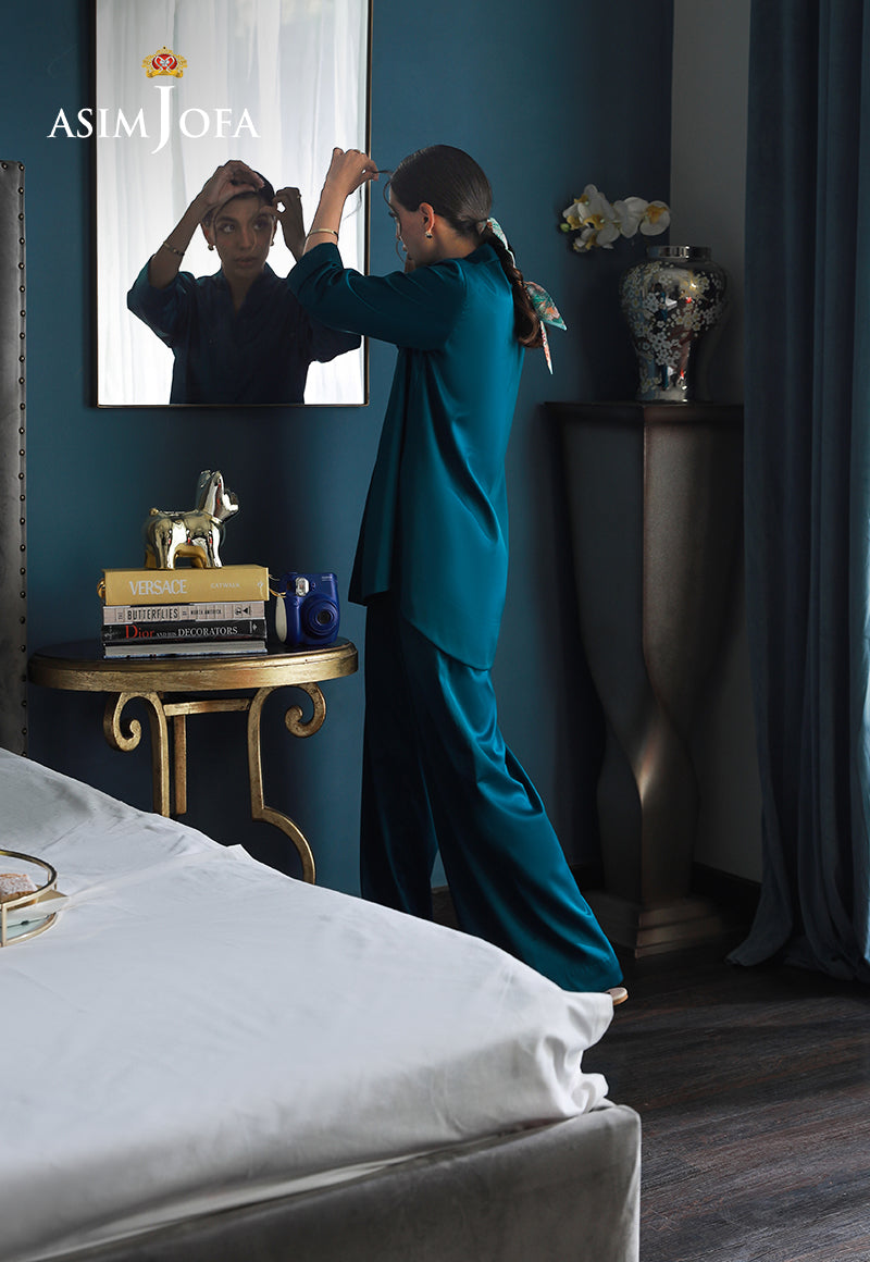 Asim Jofa | Lounge Wear | AJLW-11 by Asim Jofa - Designer Dress - Type: Ladies Clothes - Available at Libayah - 100% Original