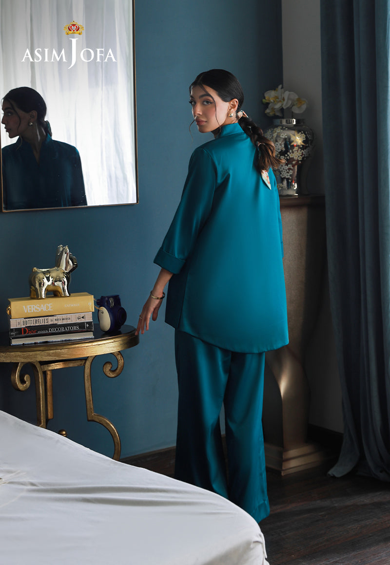 Asim Jofa | Lounge Wear | AJLW-11 by Asim Jofa - Designer Dress - Type: Ladies Clothes - Available at Libayah - 100% Original