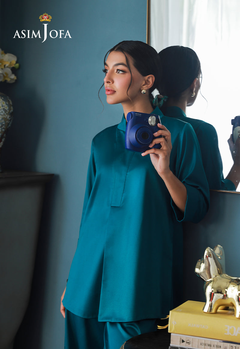 Asim Jofa | Lounge Wear | AJLW-11 by Asim Jofa - Designer Dress - Type: Ladies Clothes - Available at Libayah - 100% Original