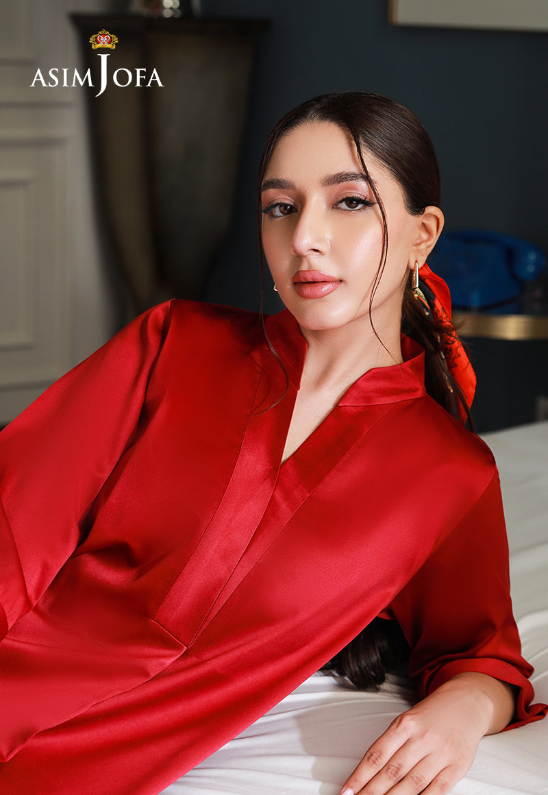 Asim Jofa | Lounge Wear | AJLW-09 by Asim Jofa - Designer Dress - Type: Ladies Clothes - Available at Libayah - 100% Original