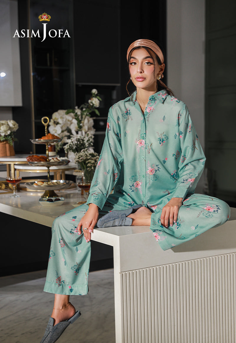 Asim Jofa | Lounge Wear | AJLW-05 by Asim Jofa - Designer Dress - Type: Ladies Clothes - Available at Libayah - 100% Original