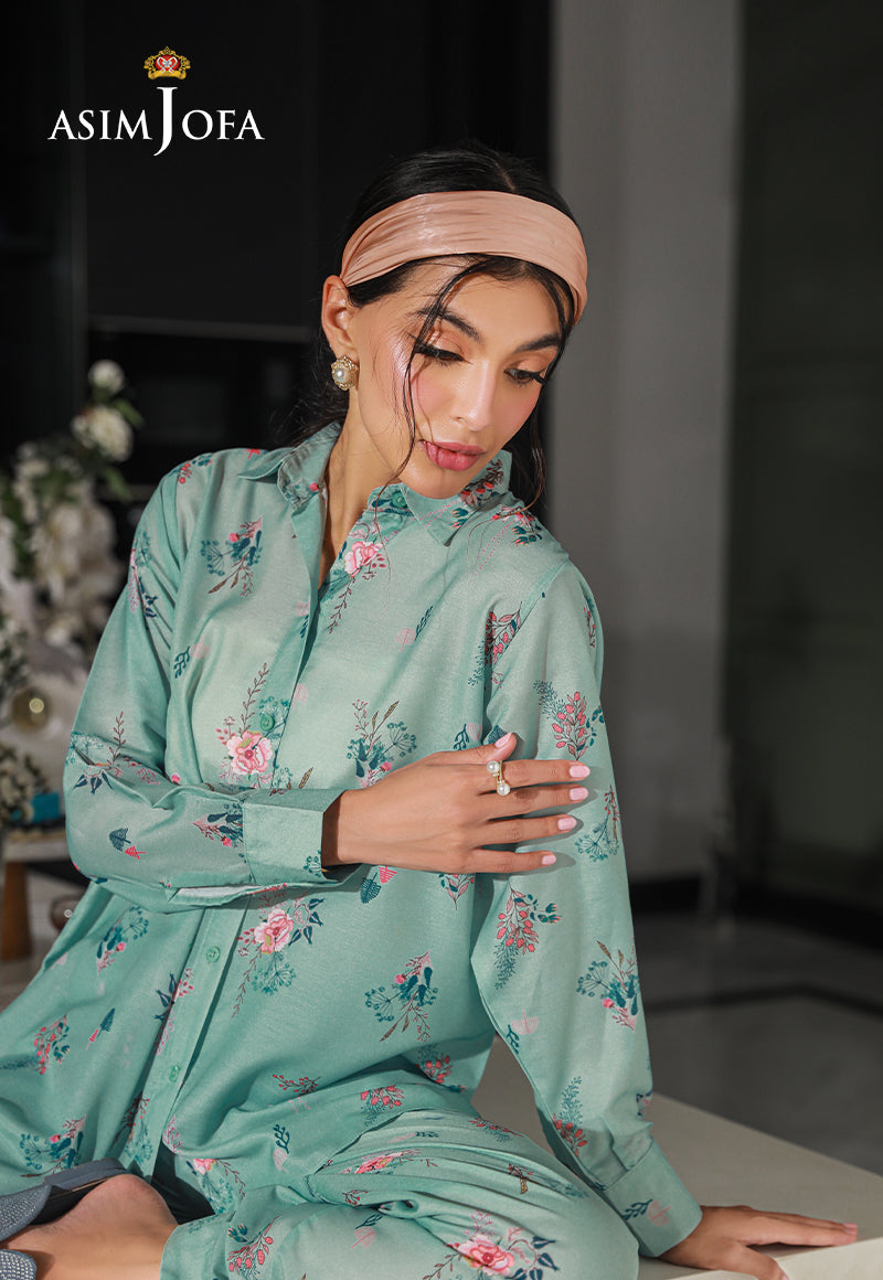 Asim Jofa | Lounge Wear | AJLW-05 by Asim Jofa - Designer Dress - Type: Ladies Clothes - Available at Libayah - 100% Original