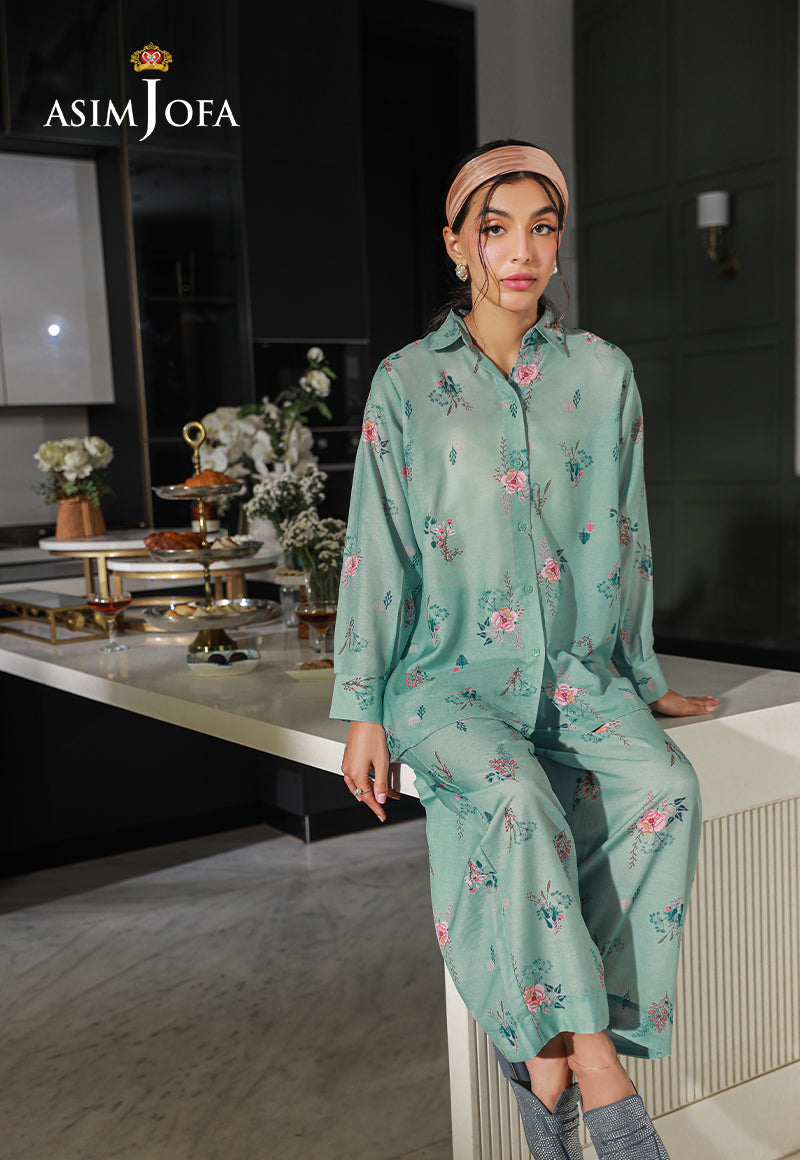 Asim Jofa | Lounge Wear | AJLW-05 by Asim Jofa - Designer Dress - Type: Ladies Clothes - Available at Libayah - 100% Original