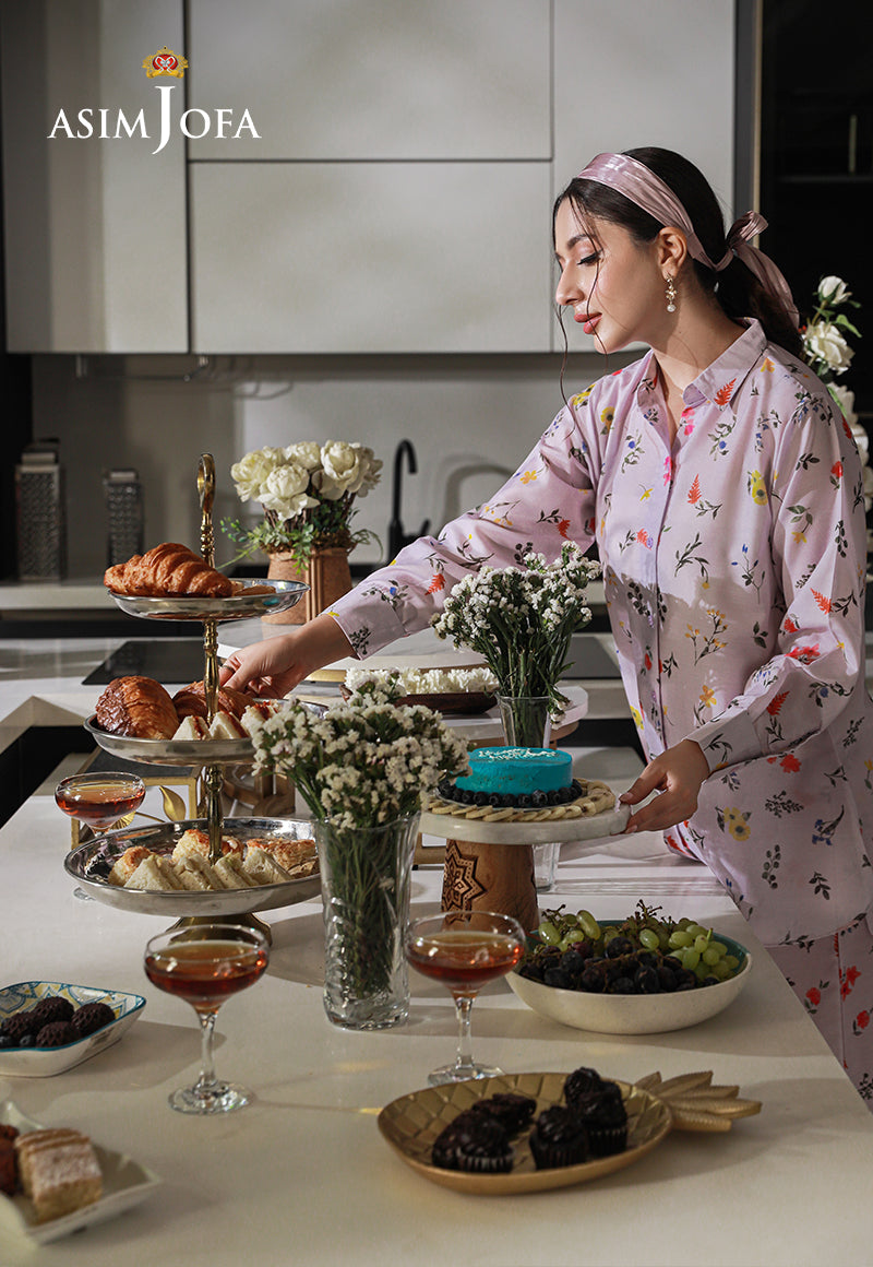 Asim Jofa | Lounge Wear | AJLW-04 by Asim Jofa - Designer Dress - Type: Ladies Clothes - Available at Libayah - 100% Original