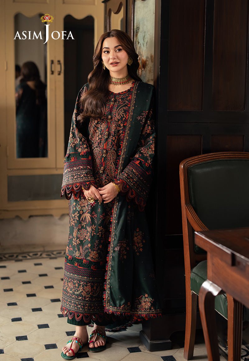 Asim Jofa | Pashmina Shawl 24 | AJKI-01 by Asim Jofa - Designer Dress - Type: Ladies Clothes - Available at Libayah - 100% Original