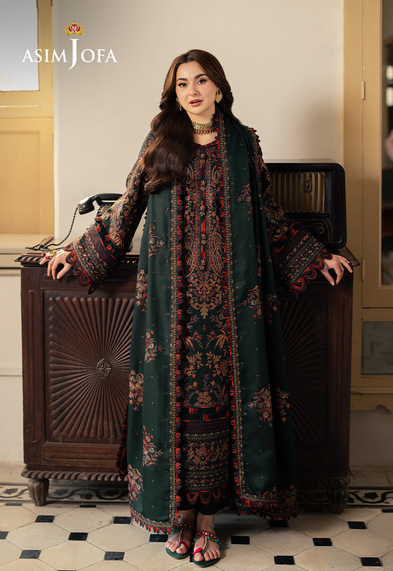 Asim Jofa | Pashmina Shawl 24 | AJKI-01 by Asim Jofa - Designer Dress - Type: Ladies Clothes - Available at Libayah - 100% Original