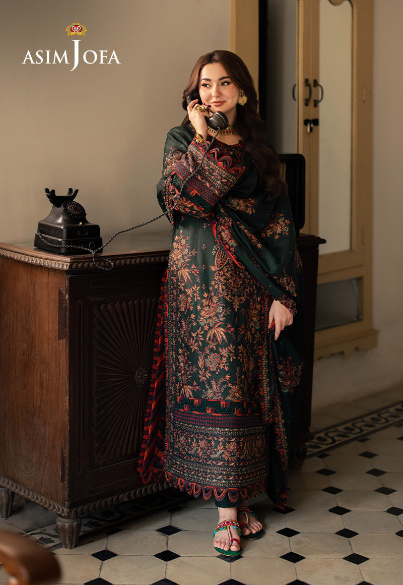 Asim Jofa | Pashmina Shawl 24 | AJKI-01 by Asim Jofa - Designer Dress - Type: Ladies Clothes - Available at Libayah - 100% Original