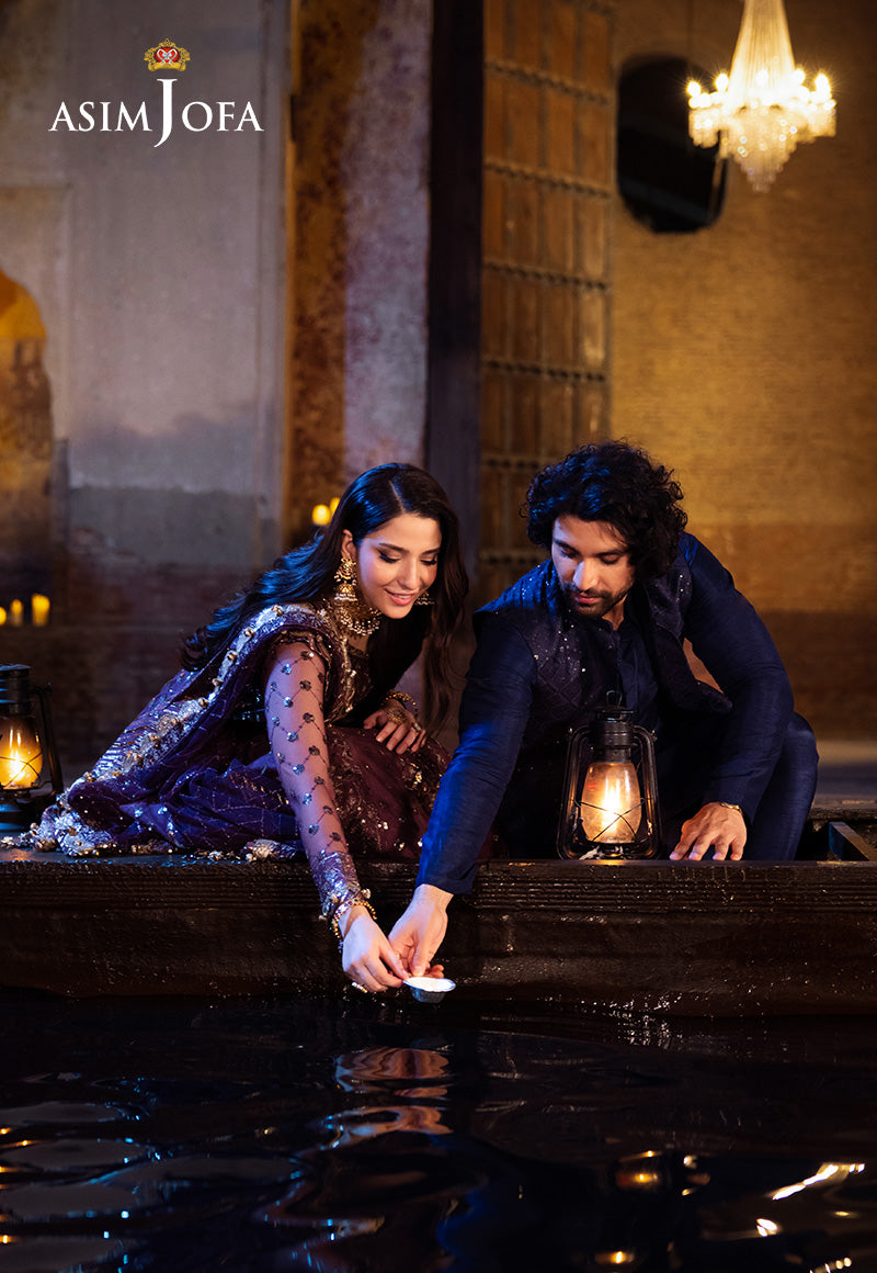 Asim Jofa | Vasl Wedding Formals | AJYV-02 by Asim Jofa - Designer Dress - Type: Ladies Clothes - Available at Libayah - 100% Original