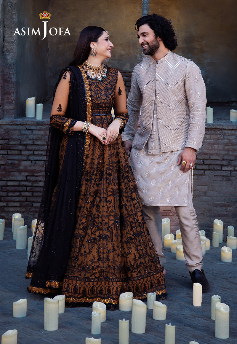 Asim Jofa | Vasl Wedding Formals | AJYV-08 by Asim Jofa - Designer Dress - Type: Ladies Clothes - Available at Libayah - 100% Original