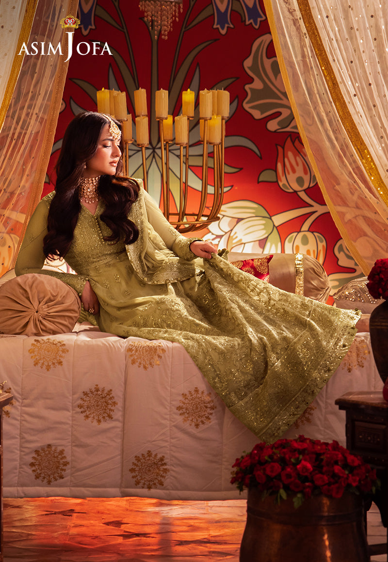 Asim Jofa | Vasl Wedding Formals | AJCR-08 by Asim Jofa - Designer Dress - Type: Ladies Clothes - Available at Libayah - 100% Original