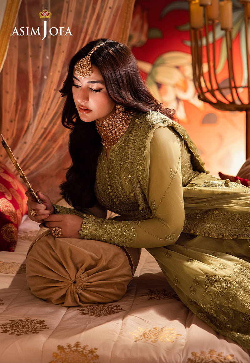 Asim Jofa | Vasl Wedding Formals | AJCR-08 by Asim Jofa - Designer Dress - Type: Ladies Clothes - Available at Libayah - 100% Original